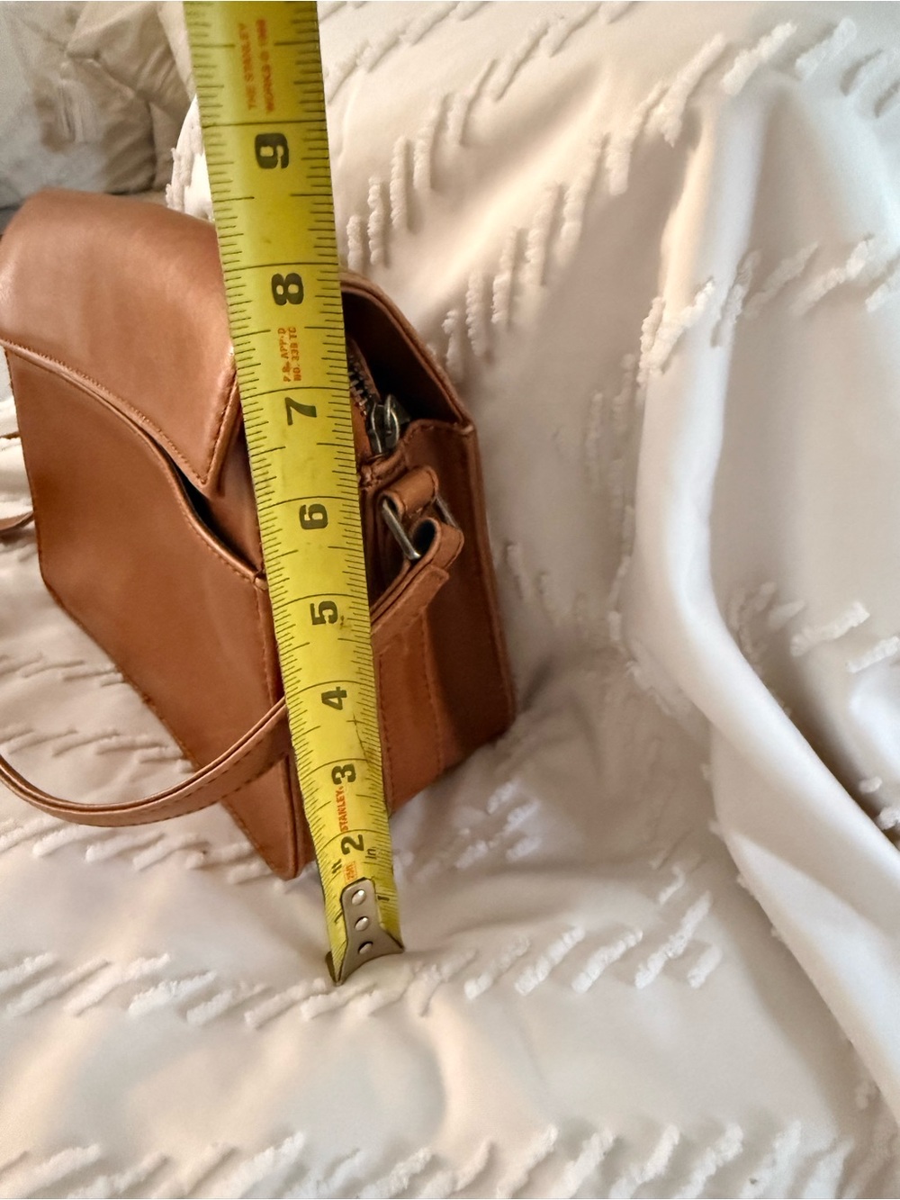 Matt & Nat Cognac Orange Vegan Crossbody Bag - Picture 9 of 10
